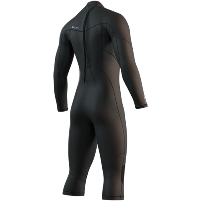 50024-2024 Mystic Mens Brand 3 2mm Long Arm Short Leg Back Zip Flatlock Wetsuit 35000.250032.900 - Black p2.webp