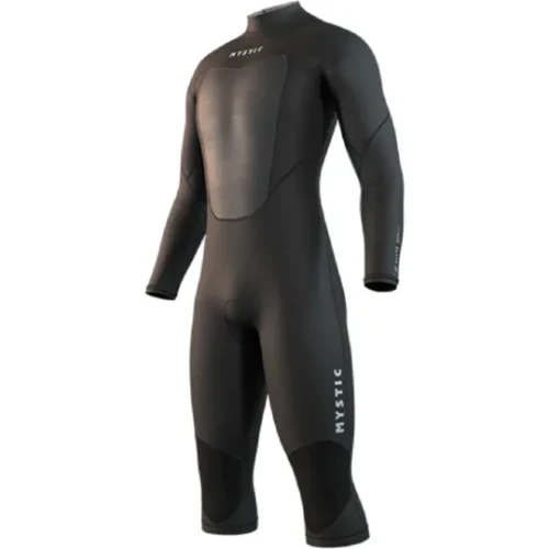 2024 Mystic Mens Brand 3 2mm Long Arm Short Leg Back Zip Flatlock Wetsuit 35000.250032.900 - Black p1.webp
