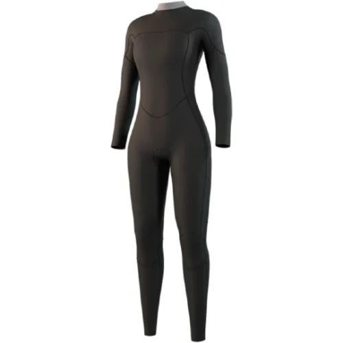 50047-2024 Mystic Womens 3 2mm Back Zip Flatlock Wetsuit 35000.250060.900 - Black p4.webp